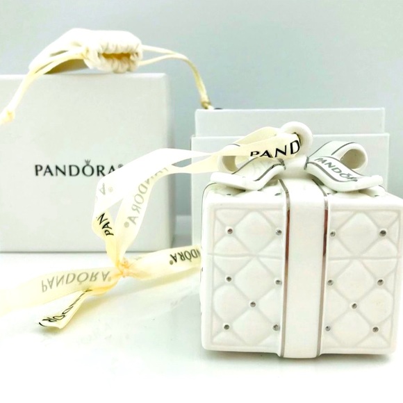 Pandora Other - Pandora NEW Ceramic Christmas ornament Authentic in original box.